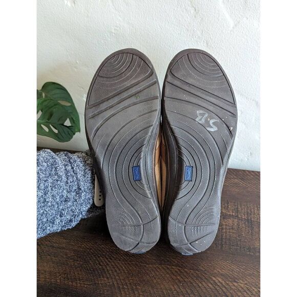 Keds Women's Springy Steps Brown Suede Faux Fur Loafer Shoes - Size 8 - Picture 7 of 8